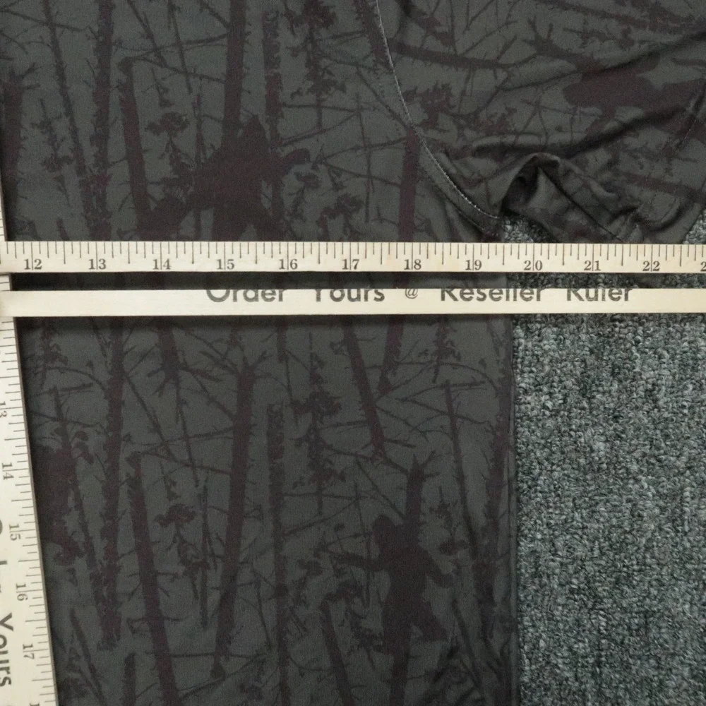Waggle Shirt Mens Small Black Gray Sasquatch Bigfoot Performance‎ Golf Polo - Picture 7 of 9